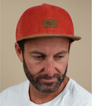 Reell corduroy suede cap Suede Cap orange